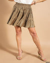 Crinkle Foggy Foil Tiered Skirt-bottoms-Kori America-Small-Gold-Inspired Wings Fashion