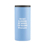Slim Can Cooler-Coolers-About Face Designs, Inc.-Slurring Words-Inspired Wings Fashion