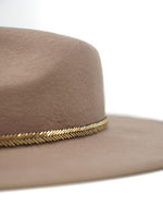 Wool Felt Panama Hat-Hat-Olive & Pique-Pecan-Inspired Wings Fashion