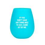 Silicone Wine Cups-Cups-About Face Designs-Sit By Me-Inspired Wings Fashion