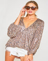 Leopard Sequin Top-Tops-Vine & Love-Small-Inspired Wings Fashion
