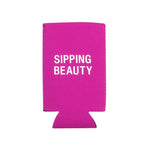Slim Koozies-Can & Bottle Sleeves-About Face Designs-Sipping Beauty-Inspired Wings Fashion