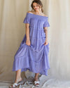 Solid Off Shoulder Maxi Dress-Dresses-Jodifl-Small-Lavender-Inspired Wings Fashion