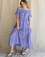 Solid Off Shoulder Maxi Dress-Dresses-Jodifl-Small-Lavender-Inspired Wings Fashion