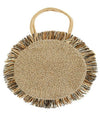 Satchel Round Straw Bag-Accessories-Too Too Hat-Brown-Inspired Wings Fashion
