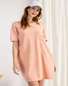 Dreamer's Distressed Dress-Dresses-Easel-Small-Faded Coral-Inspired Wings Fashion