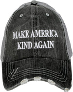 Make America Kind Again Trucker Hats-Hats-Katydid-Gray-Inspired Wings Fashion