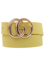 Gorgeous Metal Ring Buckle Belt-Accessories-ARTBOX-Lemon-Inspired Wings Fashion