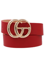 Gorgeous Metal Ring Buckle Belt-Accessories-ARTBOX-Red-Inspired Wings Fashion