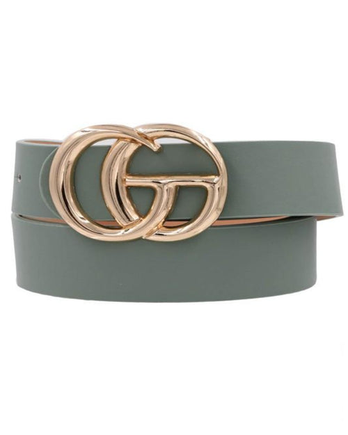 Gorgeous Metal Ring Buckle Belt-Accessories-ARTBOX-Dark Sage-Inspired Wings Fashion
