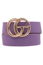 Gorgeous Metal Ring Buckle Belt-Accessories-ARTBOX-Lavender-Inspired Wings Fashion