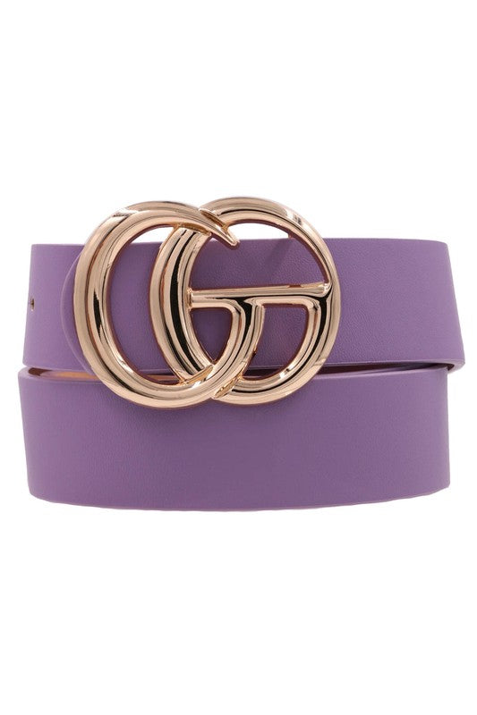 Gorgeous Metal Ring Buckle Belt-Accessories-ARTBOX-Lavender-Inspired Wings Fashion