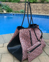 Waterproof Leopard Beach Bag-Bag and Purses-Inspired Wings Fashion-Taupe-Inspired Wings Fashion