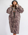 Oversize Maxi Padding Puffer Jacket-Cardigans-Easel-Small-Leopard-Inspired Wings Fashion