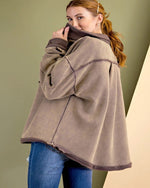 Super Soft Oversized Jacket-Jacket-Easel-Small-Faded Mocha-Inspired Wings Fashion