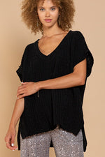 Get Glowing Chenille Sweater-Sweaters-Pol Clothing-Small-Black-Inspired Wings Fashion