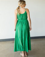 Solid Belted Cami Maxi Dress-Dresses-Jodifl-Small-Kelly Green-Inspired Wings Fashion