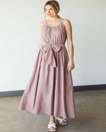 Solid Belted Cami Maxi Dress-Dresses-Jodifl-Small-Mauve-Inspired Wings Fashion