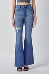 High Rise Destroy Super Flare-Pants-Cello-1-Inspired Wings Fashion