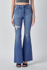 High Rise Destroy Super Flare-Pants-Cello-1-Inspired Wings Fashion
