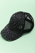 Leopard Cap-Hats-Wall to Wall-Leopard Black-Inspired Wings Fashion