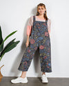 Vintage Washed Jumpsuit-Jumpsuit-Easel-Small-Black Denim-Inspired Wings Fashion