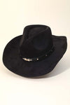 Studded Ribbon Cowboy Hat-Hats-Anarchy Street-Black-Inspired Wings Fashion