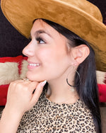 Gold Starburst Earring-Earrings-What's Hot Jewelry-Black-Inspired Wings Fashion