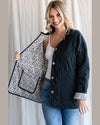 Reversible Quilting Jacket-Jacket-Jodifl-Small-Black-Inspired Wings Fashion
