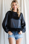 Satin Faux Fur Top-Top-Jodifl-Small-Black-Inspired Wings Fashion