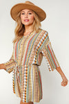Bohemian Woven Romper-Jumpsuits & Rompers-Sugarfox-Small-Inspired Wings Fashion