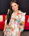 Spring Floral Dress-Dresses-Entro-Small-Pink Combo-Inspired Wings Fashion