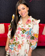 Spring Floral Dress-Dresses-Entro-Small-Pink Combo-Inspired Wings Fashion