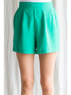 Solid Smocked Waist Shorts-shorts-Jodifl-Small-Emerald-Inspired Wings Fashion