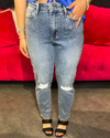 Rhinestone Embellished Slim Jeans-Jeans-judy blue-0(24)-Inspired Wings Fashion
