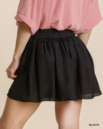 Animal Print Elastic Waist Shorts-bottoms-Umgee-Small-Black-Inspired Wings Fashion