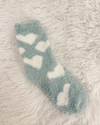 Heart Fuzzy Socks-Socks-Alibaba-Sage-Inspired Wings Fashion