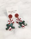 Candy Cane Acrylic Earrings-Earrings-What's Hot Jewelry-Inspired Wings Fashion