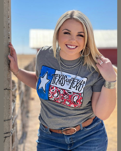 Texas Our Texas Tee-Shirts & Tops-Texas True Threads-Extra Small-Inspired Wings Fashion