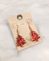 Red Christmas Tree Earrings-Earrings-What's Hot Jewelry-Inspired Wings Fashion