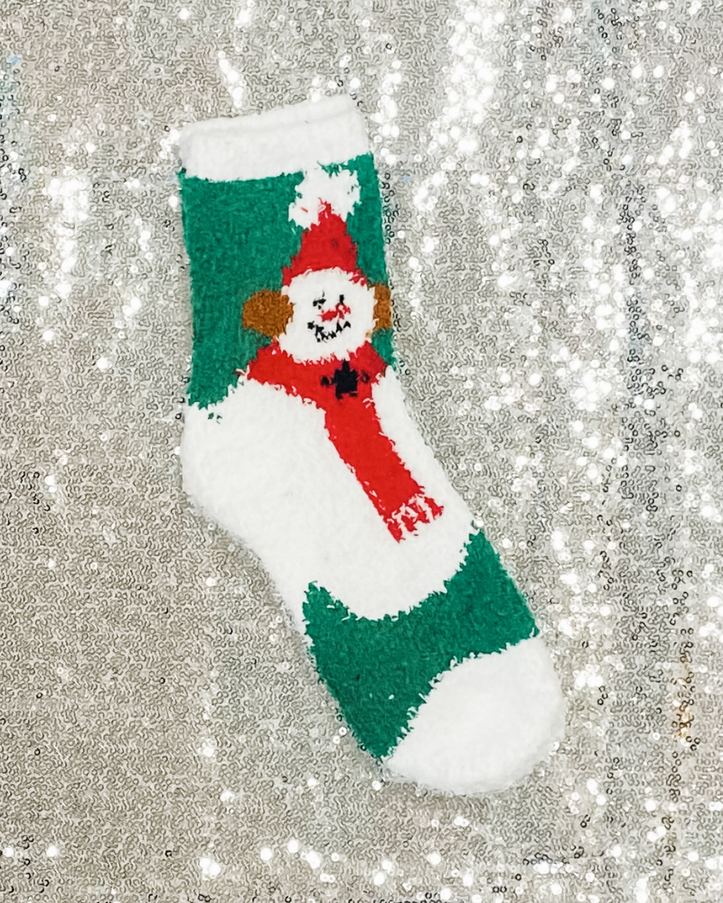 Christmas Character Fuzzy Socks-Socks-Alibaba-Elf-Inspired Wings Fashion