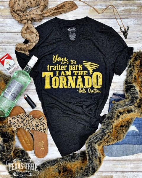 I Am The Tornado Tee-Shirts & Tops-Texas True Threads-Small-Inspired Wings Fashion