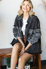 Bandana Sleeve Jacket-Oli & Hali-Small-Black-Inspired Wings Fashion