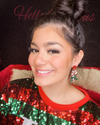 Candy Cane Acrylic Earrings-Earrings-What's Hot Jewelry-Inspired Wings Fashion