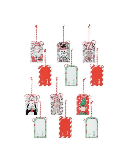 Holiday Ornament Gift Tag-Gift Tag-burton + BURTON-Santa-Inspired Wings Fashion