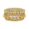 Crystal Stretch Bracelet Set-Bracelets-What's Hot Jewelry-Mustard-Inspired Wings Fashion