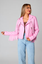 Francesca Fringe Jacket-Coats & Jackets-BuddyLove-Small-Gumdrop-Inspired Wings Fashion