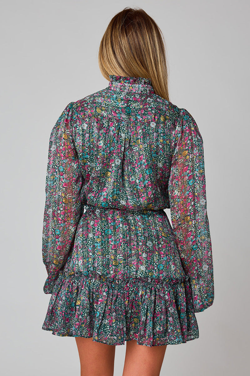 Grace Long Sleeve Mini Dress-Dresses-BuddyLove-Extra Small-Forget Me Not-Inspired Wings Fashion