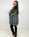 Checker Button Down Shirt-Tops-Vine & Love-S-Black-Inspired Wings Fashion