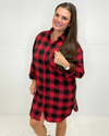 Checker Button Down Shirt-Tops-Vine & Love-S-Black-Inspired Wings Fashion
